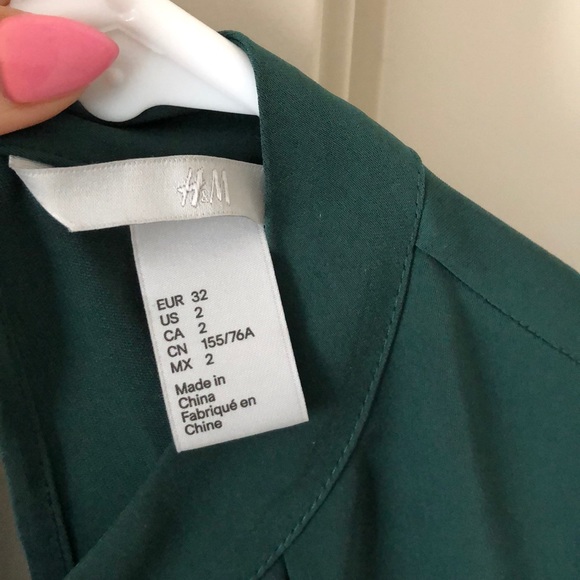 H&M green dress - Picture 4 of 5